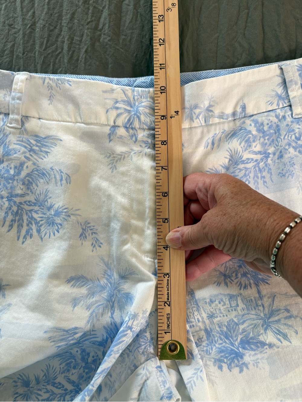 Crown & Ivy Caroline Toile  Cotton Shorts. Size 10. - Picture 8 of 12